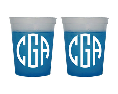 Monogrammed Mood Cup Design #1420