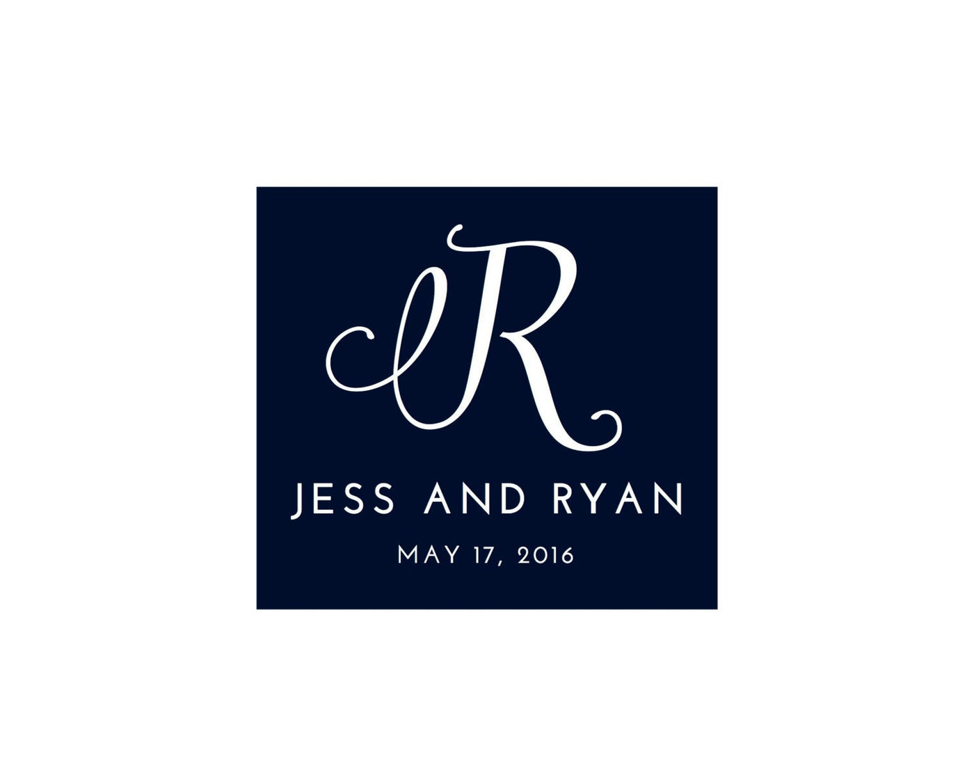 Personalized Monogram Wedding Can Coolers #1571