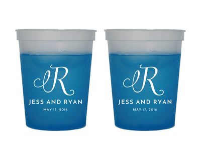 Wedding Shower Color Changing Cups Design #1571