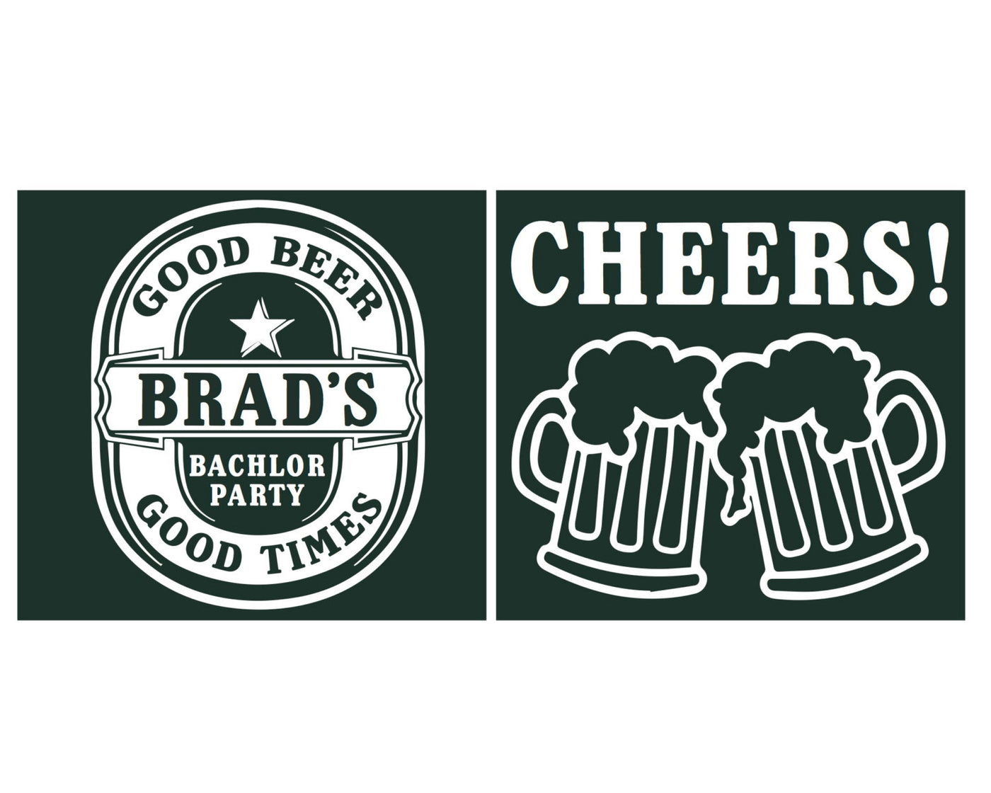 Bachelor Party Stadium Cups #1532