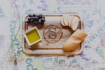 Custom Anniversary Monogram Cutting Board