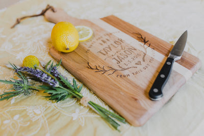 Personalized Wood Cutting Board