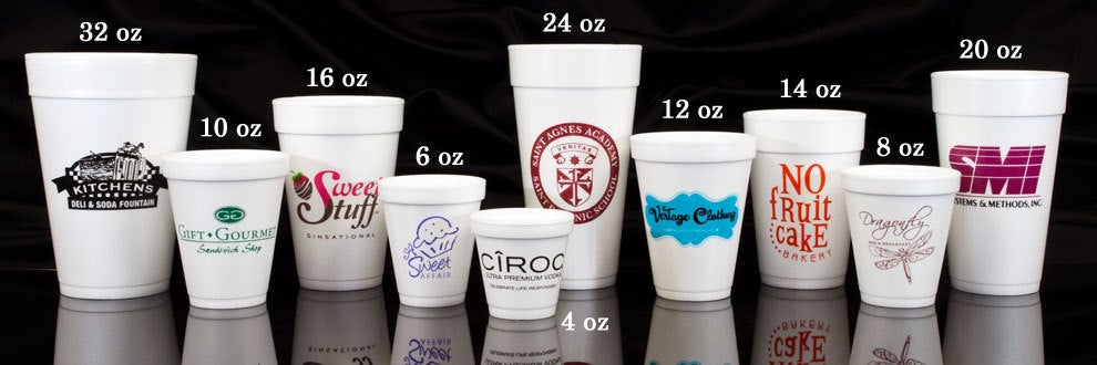 Company Logo Foam Cups