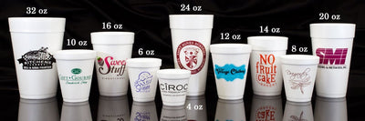 Company Logo Foam Cups