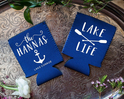 Lake Life Neoprene Can Cooler Design #1537