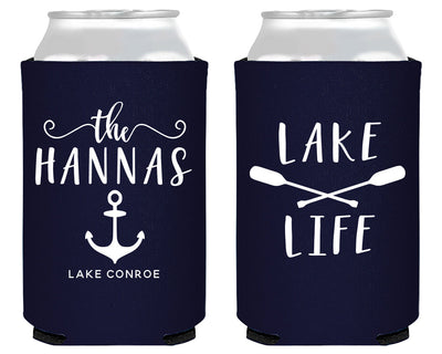 Lake Life Neoprene Can Cooler Design #1537