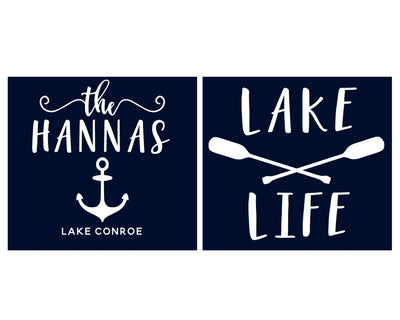 Lake Life Neoprene Can Cooler Design #1537