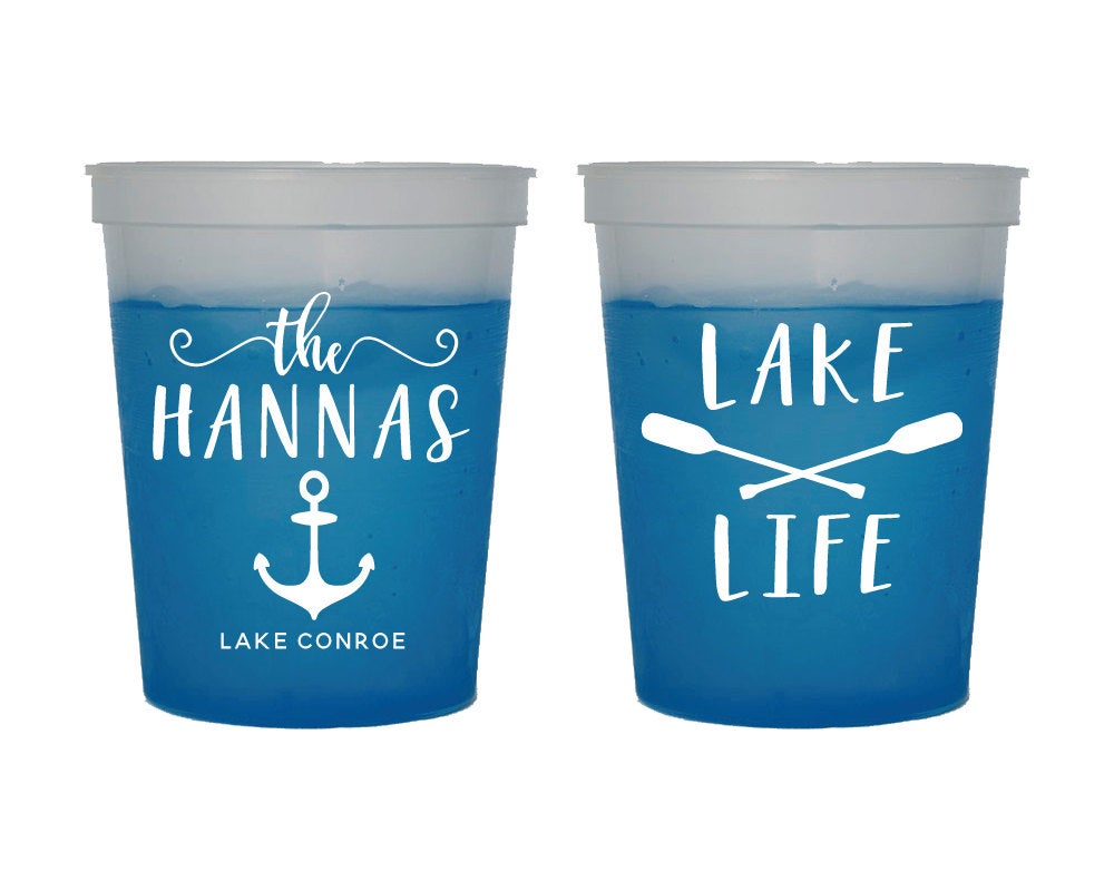 Lake Life Party Color Changing Cups #1537
