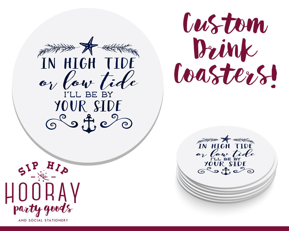 In High Tide Nautical Coasters #1601