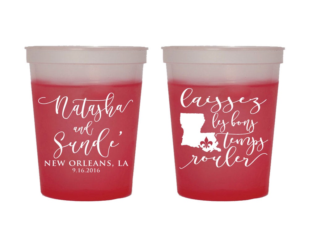Laissez Les Bons Temps Rouler Bachelorette Stadium Cup Design #1448