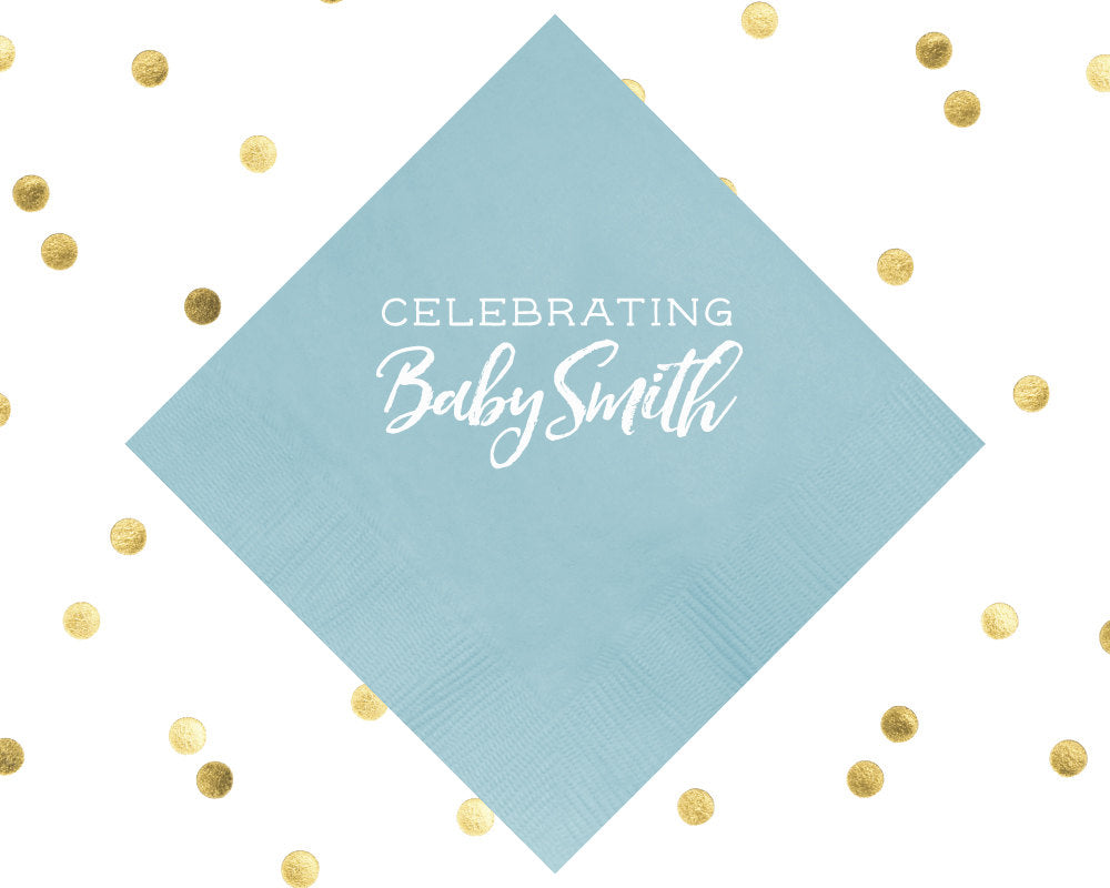 Baby Shower Party Beverage Napkins #1632