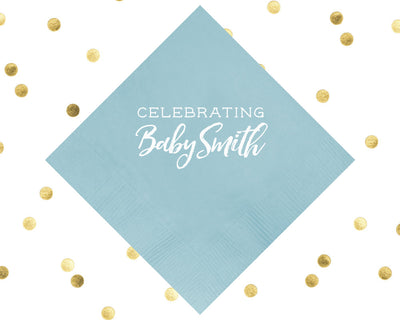 Baby Shower Party Beverage Napkins #1632