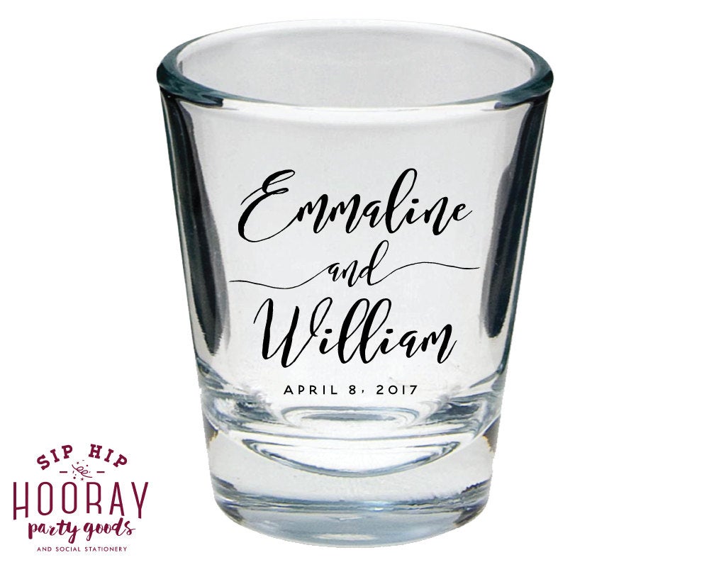 A Wedding Without a Buzz Shot Glasses #1607