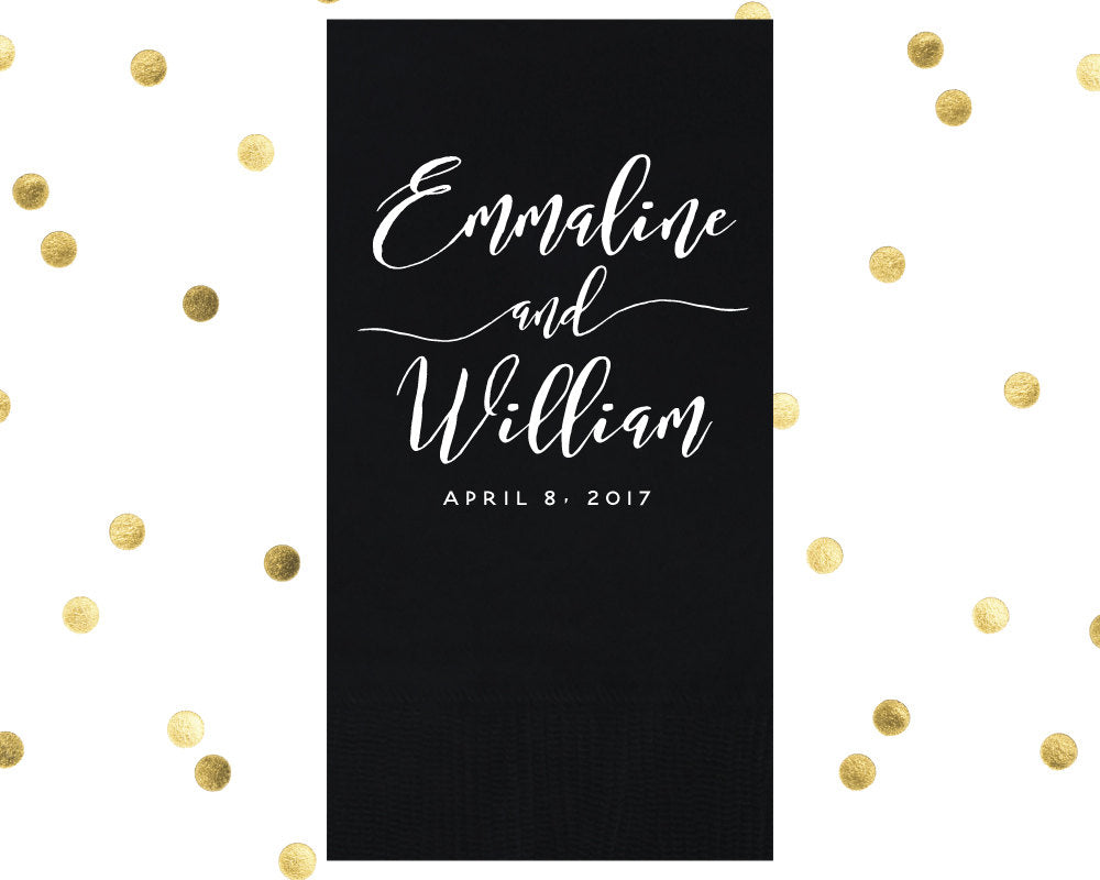 Wedding Buzz Guest Towel Design #1607