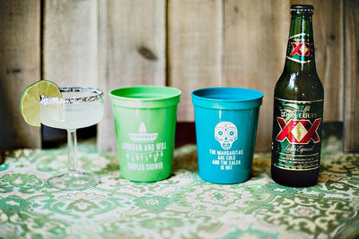 Fiesta Couples Shower Stadium Cups #1033