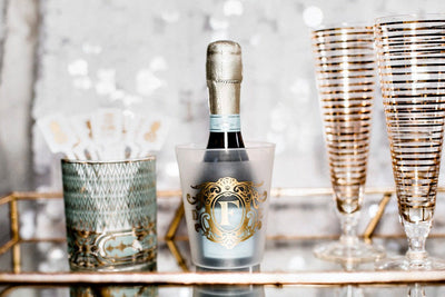 Million Dollar Monogram Frosted Cups