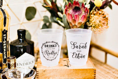Personalized Party Frosted Cups #1348
