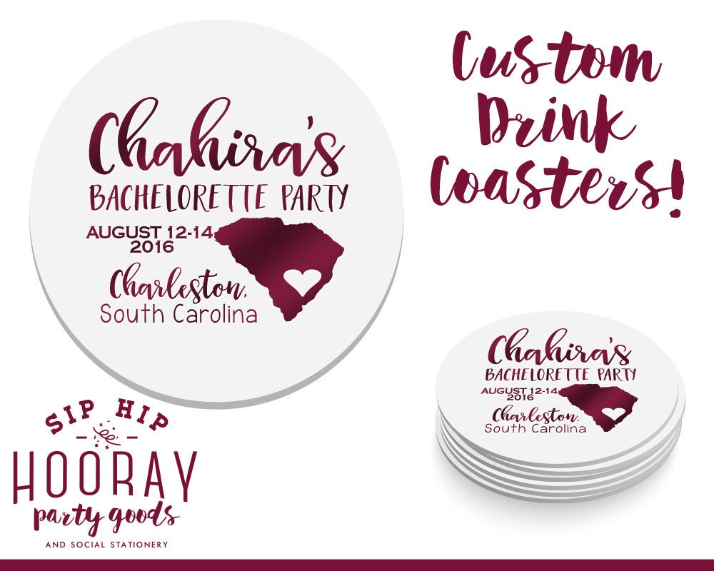 Bachelorette Party Coasters #1653