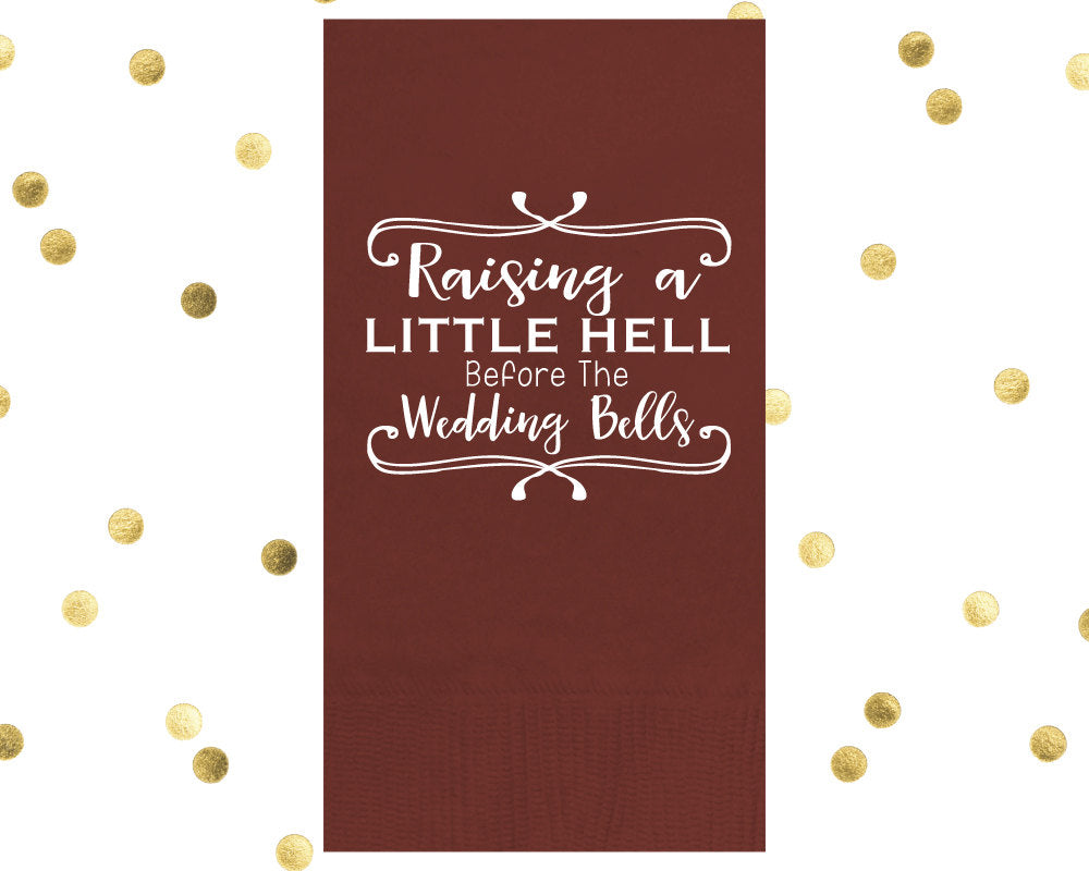 State Destination Bachelorette Guest Towels #1653