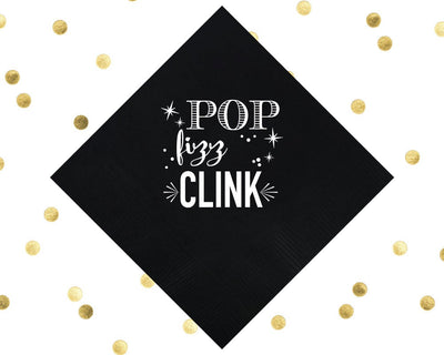 Personalized Monogram Event Beverage Napkins #1626