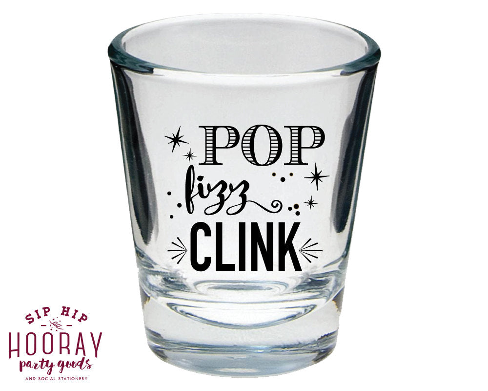 Wedding Monogram Shot Glasses #1626
