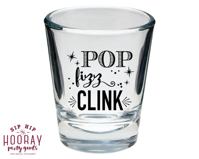 Wedding Monogram Shot Glasses #1626