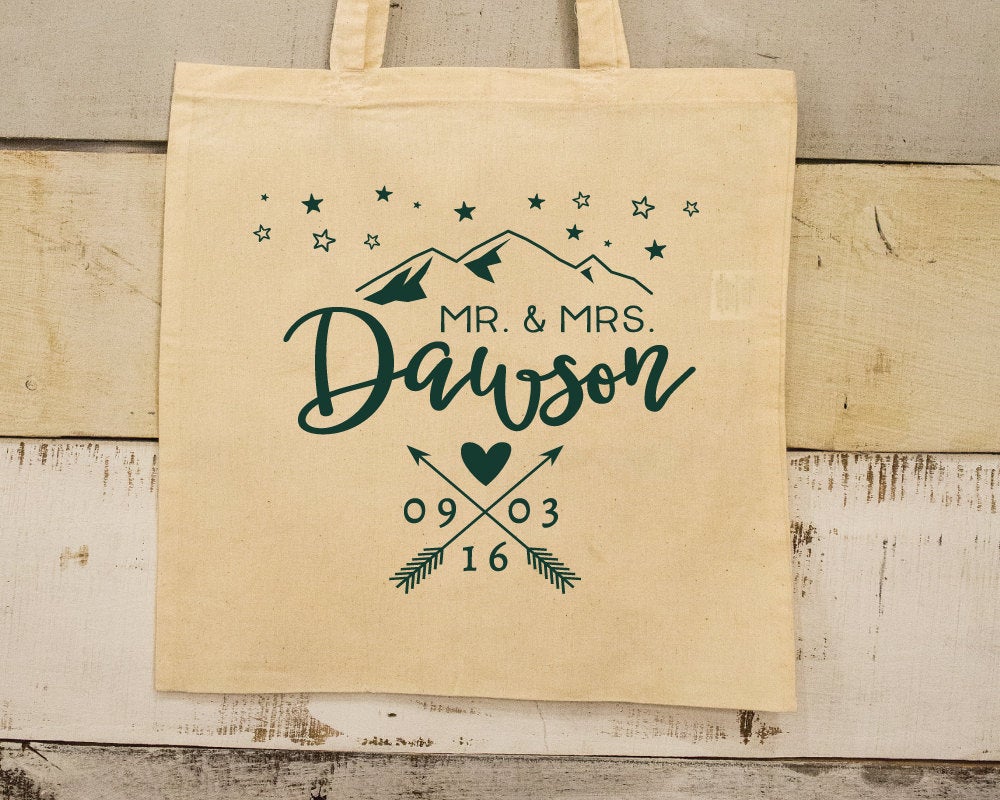 Any State Wedding Tote Bag Design #1627