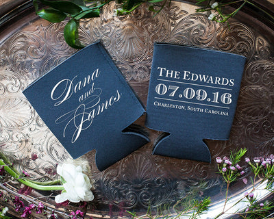 Custom Elegant Event Can Coolers #1613