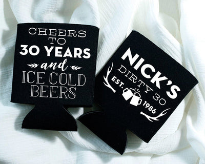 Cheers to 30 Years Birthday Can Coolers #1568