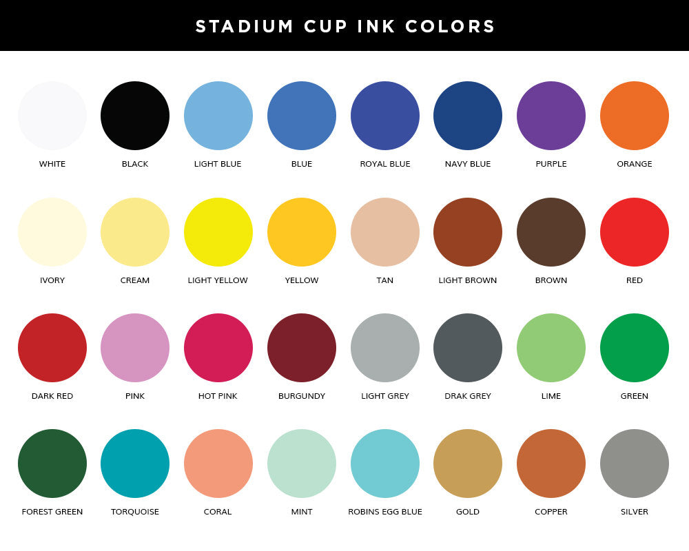 A Baby is Brewing Baby Shower Stadium Cups #1342