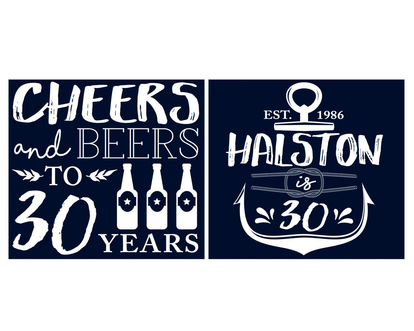 Cheers and Beers 30th Birthday Cups, #1596