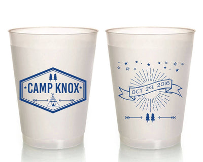 Family Reunion Frosted Party Cups, #1659