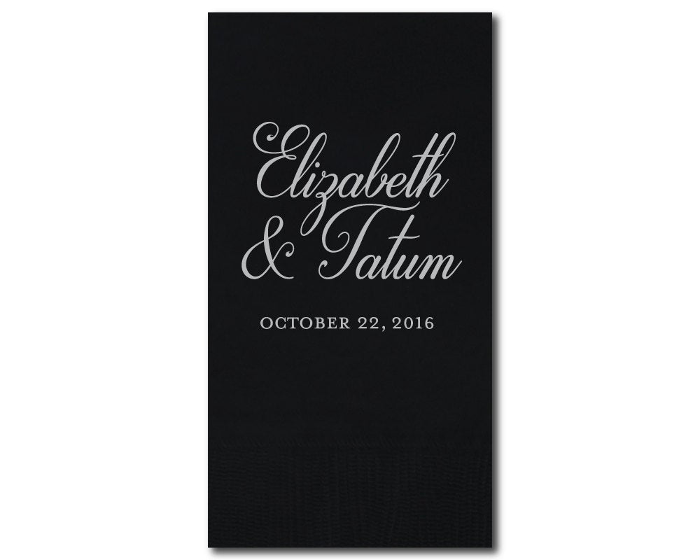 Personalized Wedding Guest Towels #1663