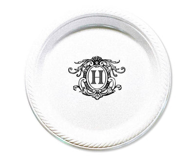 Custom Elegant Monogram Plates #1663