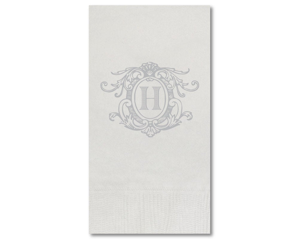 Custom Monogrammed Guest Towels #1663