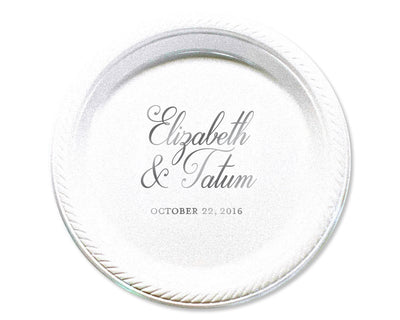 Custom Elegant Event Plates #1663