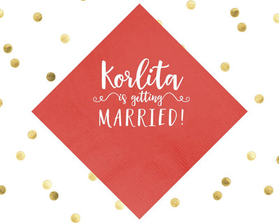 Bachelorette Party Beverage Napkins #1671