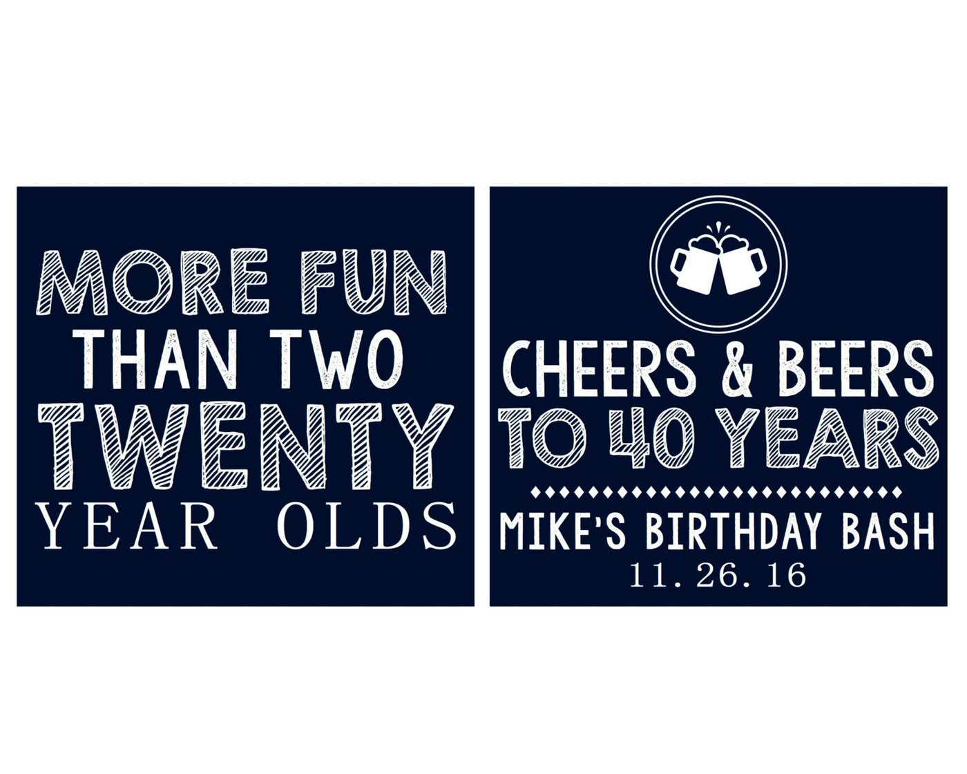 Funny Birthday Party Neoprene Can Coolers #1674