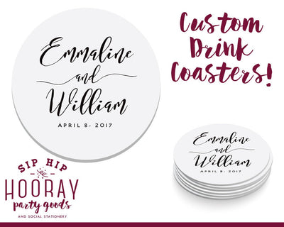 A Wedding Without a Buzz is a Wedding that Never Was Coaster Design #1607