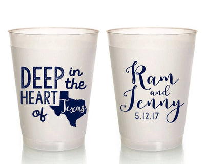 Deep in the heart of Texas Frosted Cups #1650