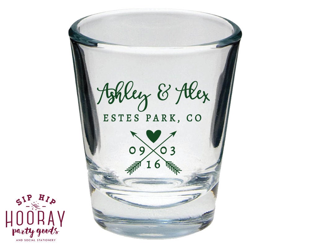 Life is Better in the Mountains Shot Glasses #1651
