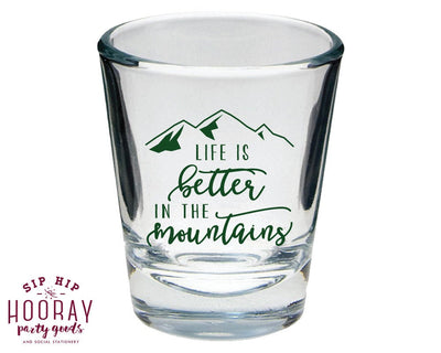 Crossed Arrows Shot Glass Design #1651