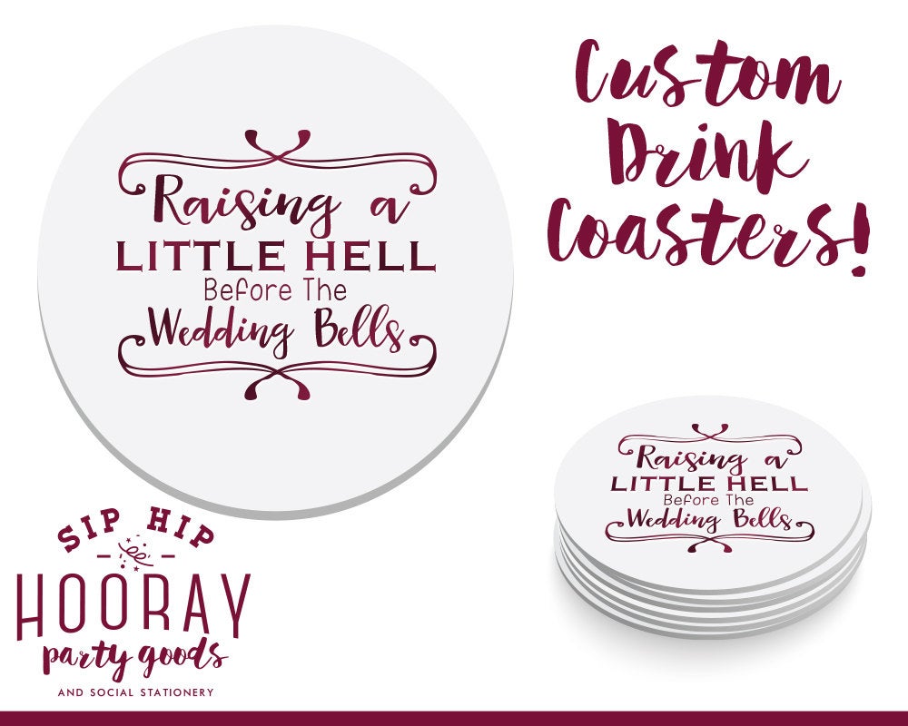 Bachelorette Party Coasters #1653