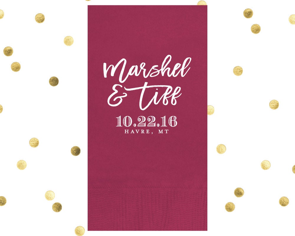 It all started with an Ice Cold Beer Custom Guest Towel Napkins Design #1657