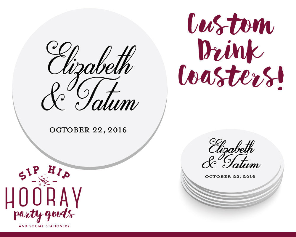 Custom Event Drink Coasters #1663