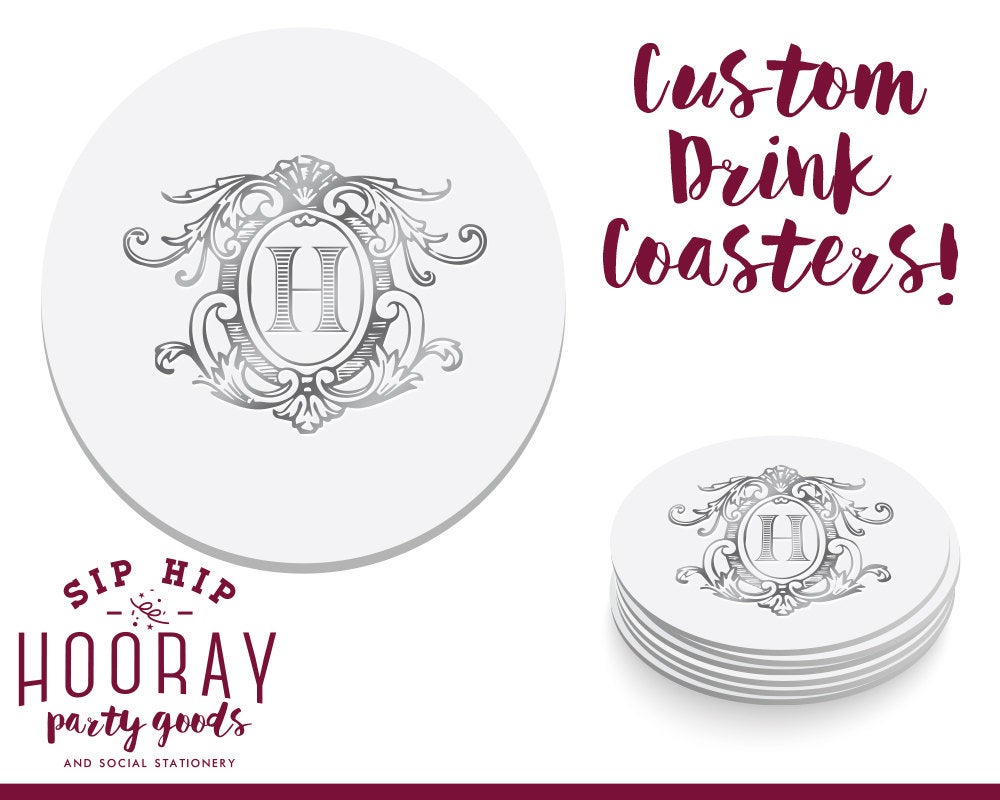 Monogrammed Event Coasters #1663