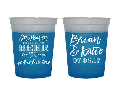 Custom Party Favors Color Changing Cups #1665