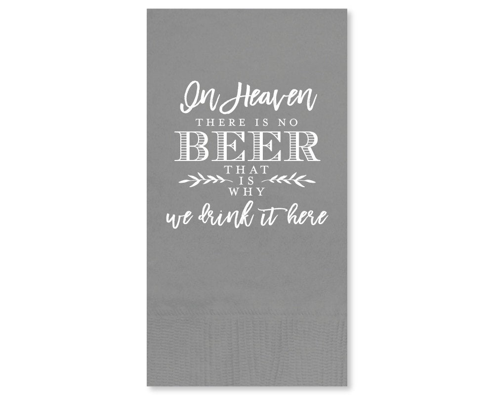 Beer Lover Guest Towel Design #1665