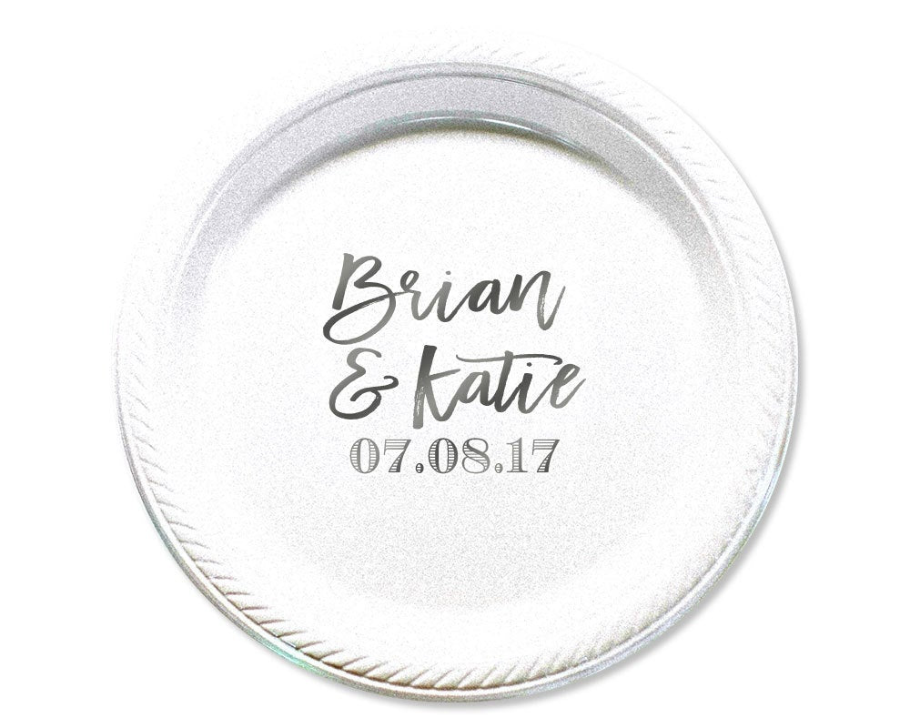 Personalized Party Cake Plates #1665