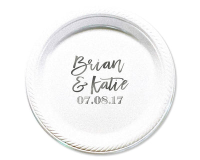 Personalized Party Cake Plates #1665
